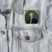 Jacques Necker c.1781 Vierkante Button 5,1 Cm (In situ)