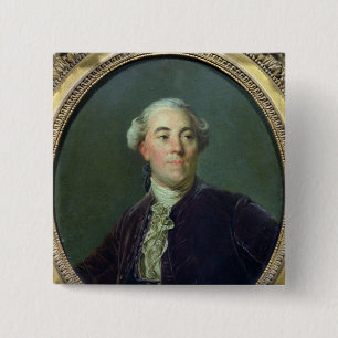 Jacques Necker c.1781 Vierkante Button 5,1 Cm