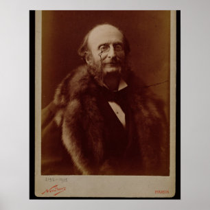 Jacques Offenbach (1819-80), Duitse componist, hav Poster