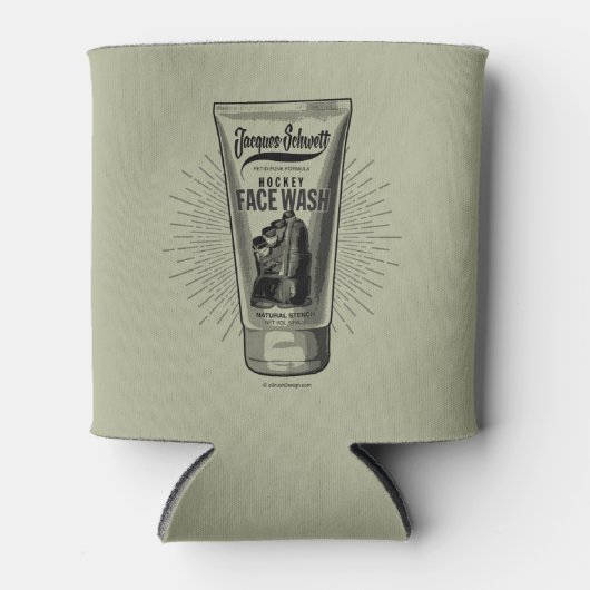 Jacques Schwett Hockey Face Blikjeskoeler (Voorkant)