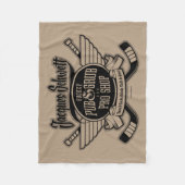 Jacques Schwett Hockey Pro Shop Fleece Deken (Voorkant)