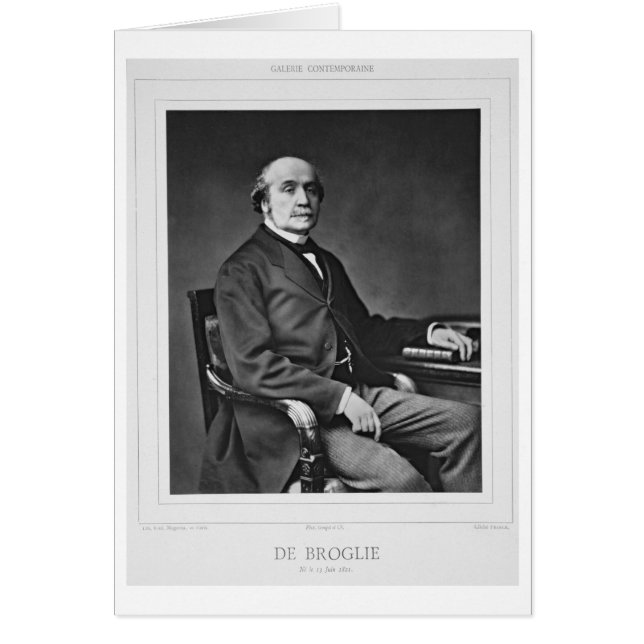 Jacques Victor Albert de Broglie (1821-1901), (Devant)