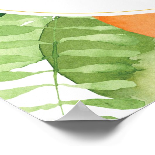 JADA Citrus Fruit Main Squeeze Vrijgezellenfeest Poster (Hoek)