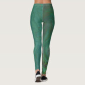 Jade 3 Fluid Deep Green Leggings Abstraits (Dos)
