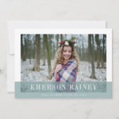 Jade | Aankondiging en uitnodiging van het Afstude (Voorkant)