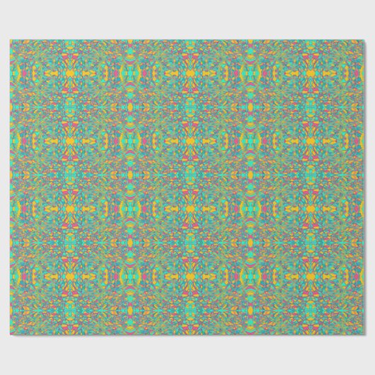 jade abstracte kunst of Indiaas uiterlijk design Cadeaupapier (Vlak)