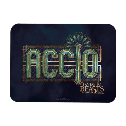 Jade Art Deco ACCIO™ Spell Grafisch Magneet (Horizontaal)