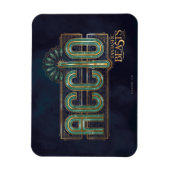 Jade Art Deco ACCIO™ Spell Grafisch Magneet (Verticaal)