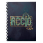 Jade Art Deco ACCIO™ Spell Grafisch Notitieboek (Voorkant)