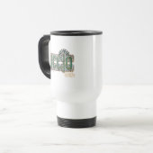 Jade Art Deco ACCIO™ Spell Grafisch Reisbeker (Voorkant links)
