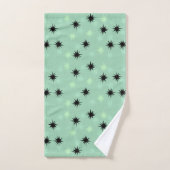 Jade atomique et ensemble en bon état de serviette (Serviette à main)