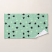 Jade atomique et ensemble en bon état de serviette (Serviette à main)