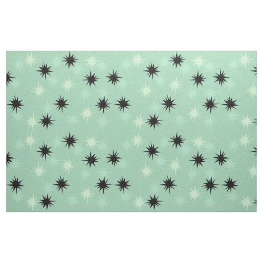 Jade atomique et tissu de coton en bon état de (Fat Quarter)