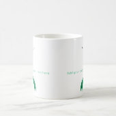 Jade Awareness Ribbon Papillon de café Mug (Centre)
