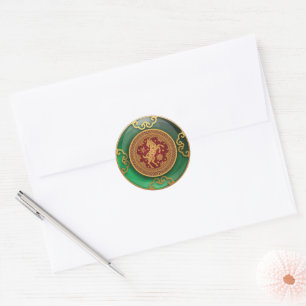 Jade Chinees Nieuwjaar van de Geit Ronde Sticker