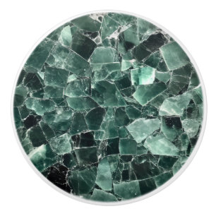 Jade Crystal Pattern Keramische Knop