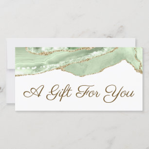 Jade Green agaat cadeaubon