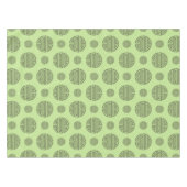 Jade Green Chinese Shou Longevity Character Tafelkleed (Voorkant (Horizontaal))