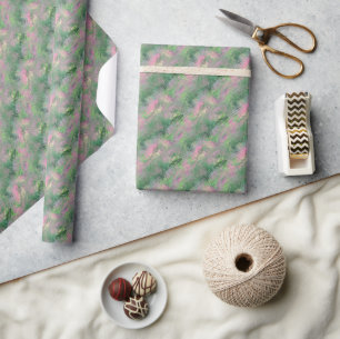 Jade Green Crystal Gel Pattern Cadeaupapier