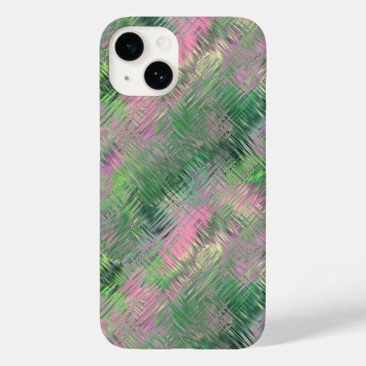 Jade Green Crystal Gel Pattern Case-Mate iPhone Case (Achterkant)