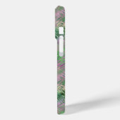Jade Green Crystal Gel Pattern Case-Mate iPhone Case (Achterkant / Links)