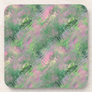 Jade Green Crystal Gel Pattern Onderzetter