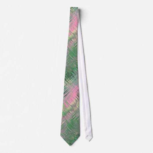Jade Green Crystal Gel Pattern Stropdas (Voorkant)