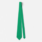 Jade Green Initiales cachées Cravate couleur solid (Devant)