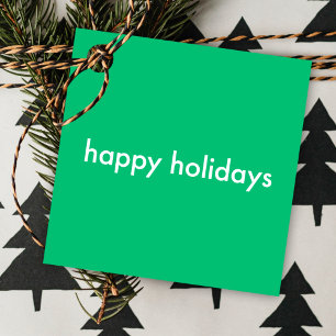 Jade Green Minimalist   Gewone trillende eenvoudig Bedankjes Labels
