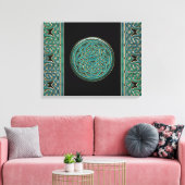 Jade Keltische Kettingen en Knoop Canvas Print (Insitu (Woonkamer))