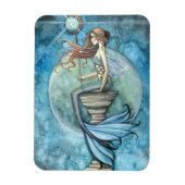 Jade Moon Zeemeermin Premium Vinyl Magneet (Verticaal)