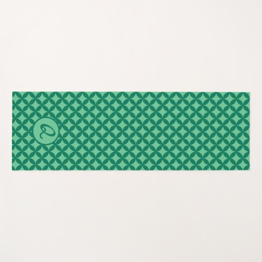 Jade Oerwoud B tweezijdig Yoga Mat (Voorkant (horizontaal))