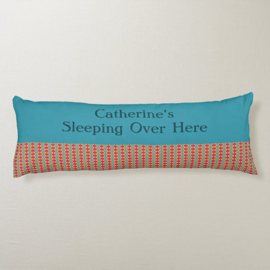 Jade Patterned Lichaamskussen (Achterkant)