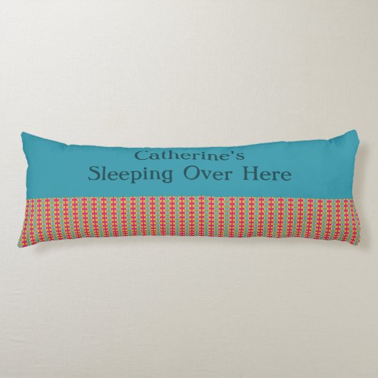 Jade Patterned Lichaamskussen (Voorkant)