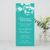 Jade Rehearsal Dinner Invitations Kaart (Staand voorkant)