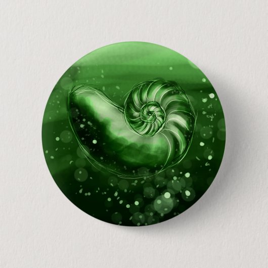 Jade Seashell Ronde Button 5,7 Cm (Voorkant)