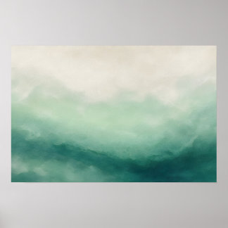 Jade Sluier Zachte Minerale Jade Was Poster