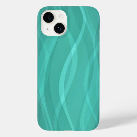 Jade steamy Water abstract aqua groen blauw Case-Mate iPhone Case (Achterkant)