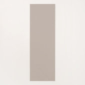 Jade Tree Leaves & Name on Beige Yoga Mat (Achterkant)