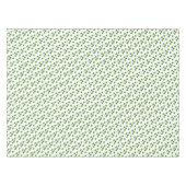 Jade Tree of Life Branches & Green Leaves op White Tafelkleed (Voorkant (Horizontaal))