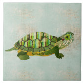 Jade Turtle Tile Tegeltje (Voorkant)