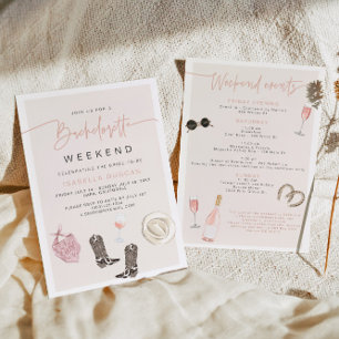 JADE Wine Cowgirl Country Bachelorette Itinerary Kaart