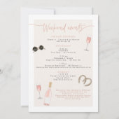 JADE Wine Cowgirl Country Bachelorette Itinerary Kaart (Achterkant)