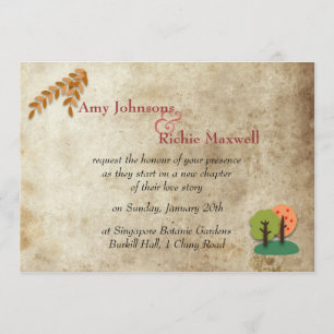 Jaded Fairy Tale Castle Wedding Invitation Kaart
