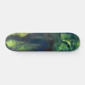 Jaded Lover 1 Deck de skateboard abstrait vert pro (Horz)