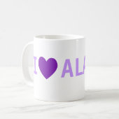 J'ADORE ALASKA Mug (Devant gauche)