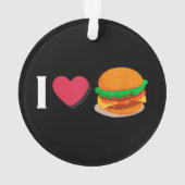 J'adore Burger Cheeseburger Manger Malsain  (dos)