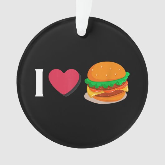 J'adore Burger Cheeseburger Manger Malsain  (devant)