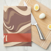 J'adore cappuccino serviette de cuisine (Quart Plié)