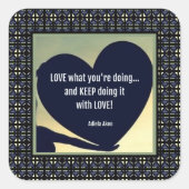 J'ADORE CE QUE VOUS FAITES Autocollants par Adiela (Devant)